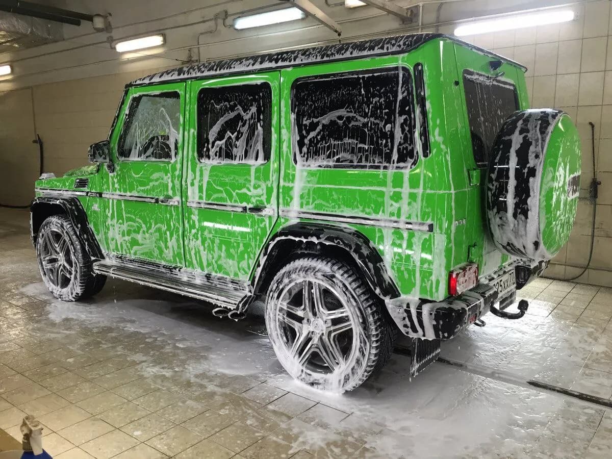Полная пена на кузове G-Class